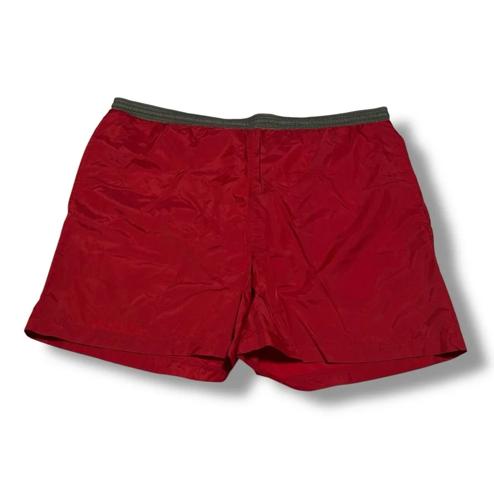 Vintage Adidas Men's Embroidered Logo Nylon Shorts Size XL 42 x 6‎